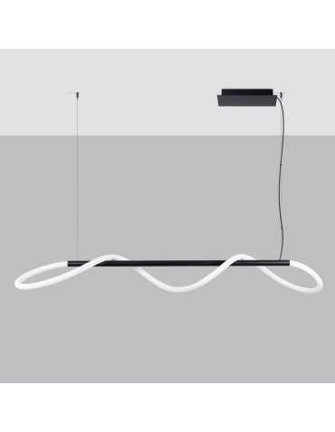 Thoro Lampa wisząca GALAKSE 148 czarna LED 2700-6500K TH.280 - product 2